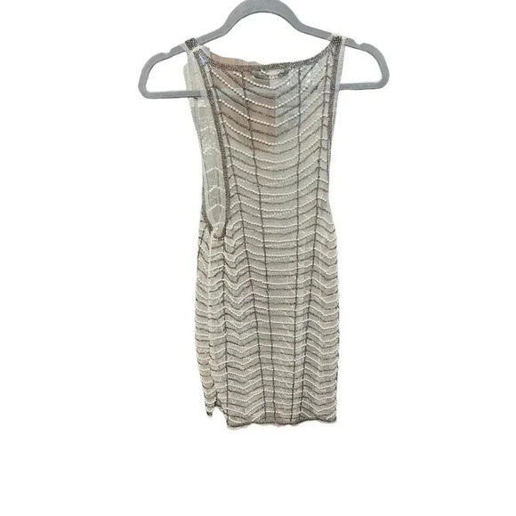 UO Twiggy Sheer Embellished Mini Dress size XS - Picture 4 of 8